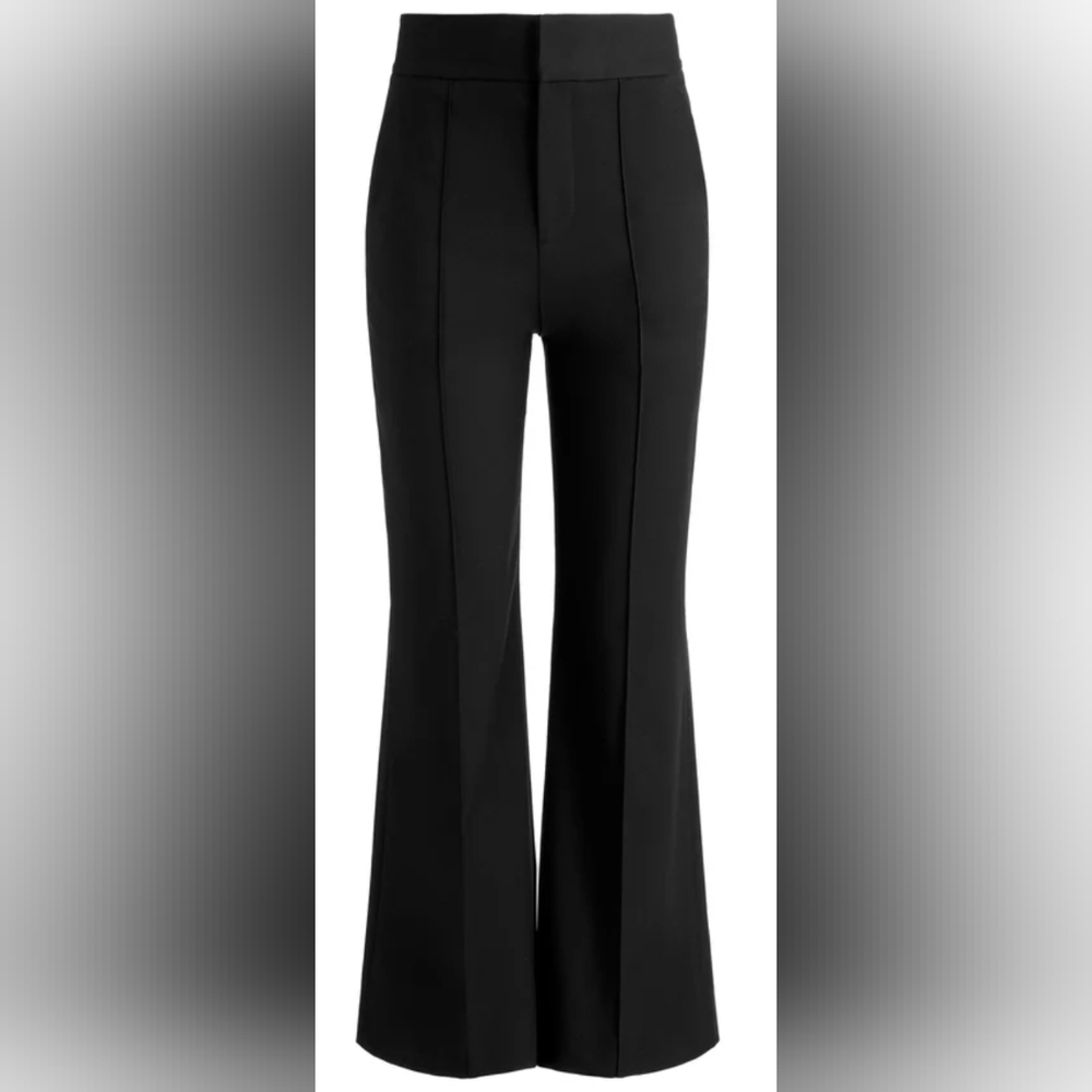 Alice + Olivia Black Wide Leg Pants Sz 6 NWT